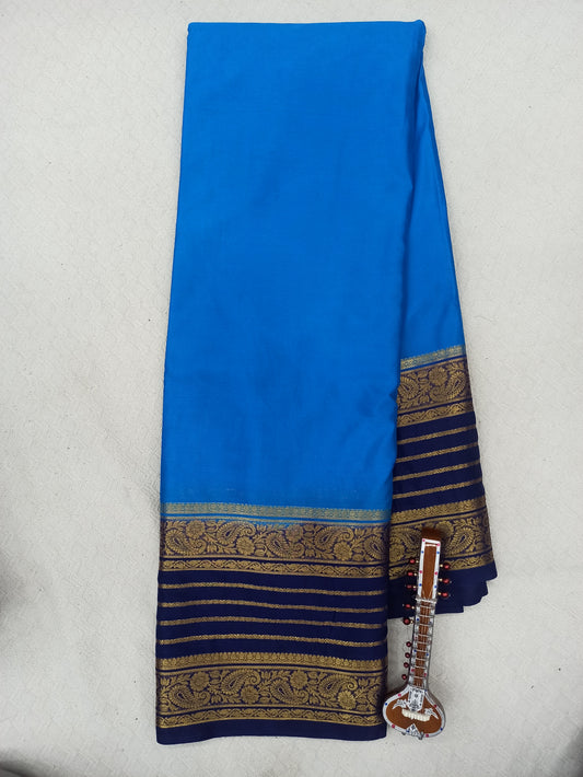 Semi Silk Crepe Benetex Line Border Saree - Vibrant Festive & Function Wear-veena silk